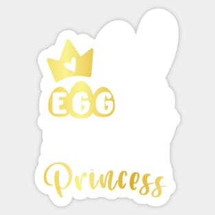 Kids Egg-stra Sassy Princess Happy Easter Cute For little Girls Sticker